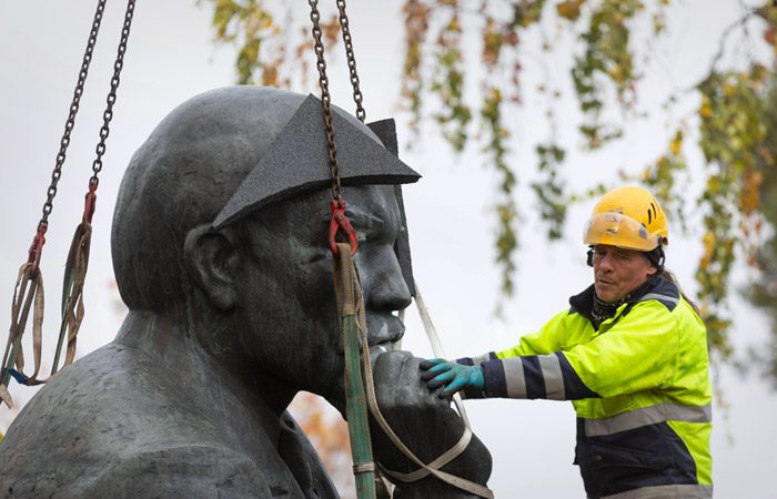 В Финляндии демонтировали последнюю в республике статую Ленина