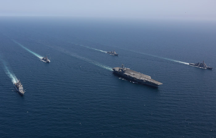 Южная Корея, США и Япония начали совместные учения в Японском море