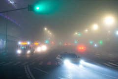 Туман окутает Москву ночью