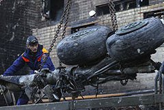 Число погибших после падения самолета на дом в Ейске увеличилось до 14