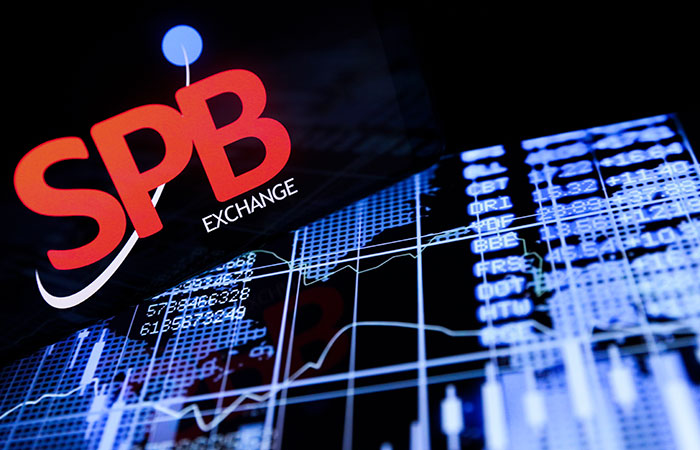Оборот торгов иностранными акциями на "СПБ бирже" снизился на 92% год к году