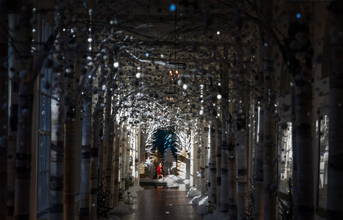 Белый дом украсили к Рождеству