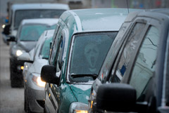 Утренние пробки в Москве достигли 9 баллов из-за гололедицы