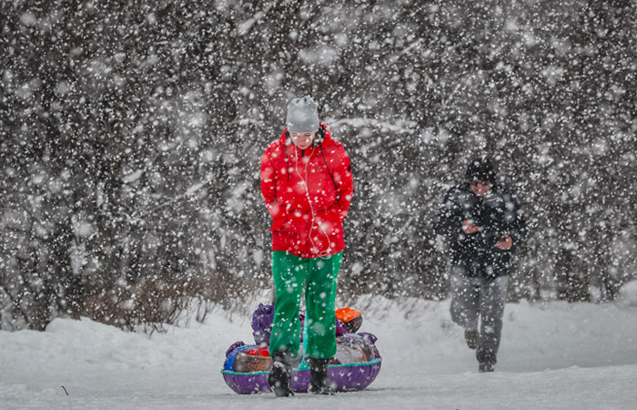 Очередной снегопад надвигается на Москву