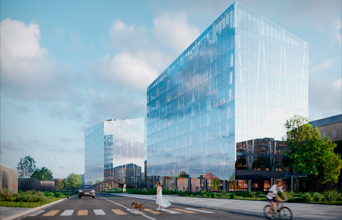 На западе Москвы построят бизнес-центр в виде кубиков льда