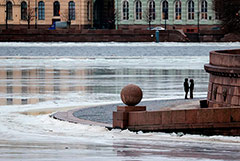 Комфортная зимняя погода пришла в европейскую часть России