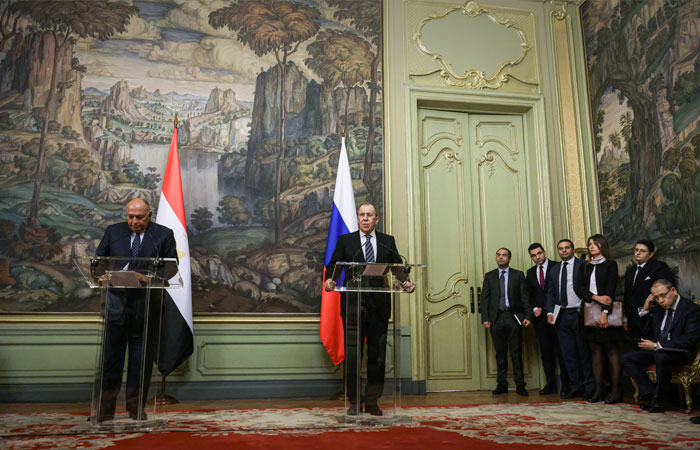 Глава МИД Египта передал Лаврову послание от Блинкена по ситуации на Украине