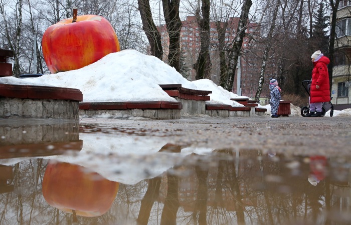 Мороз в начале недели в Москве сменится к четвергу нулевой температурой