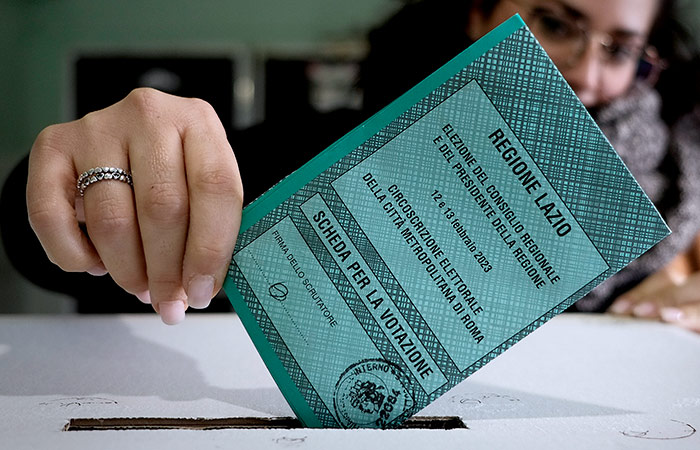 В Италии коалиция правых партий лидирует на региональных выборах в двух ключевых областях