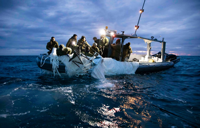В Пентагоне признали, что не смогли с первого раза сбить аэростат над озером Гурон