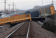 В США произошла еще одна авария с поездом компании Norfolk Southern