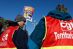 Во Франции началась седьмая акция протеста против проекта пенсионной реформы