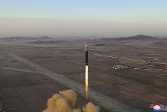 Северная Корея запустила очередную баллистическую ракету
