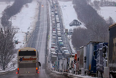 В Ростовской области началось движение по трассе М-4 в обе стороны