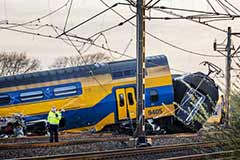 В Нидерландах в крушении поезда погиб один человек и еще три десятка получили травмы