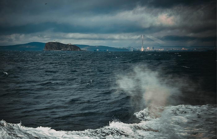 Повышенная штормовая готовность объявлена на Тихоокеанском флоте из-за циклона