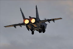 Истребитель МиГ-31 потерпел аварию в Мурманской области