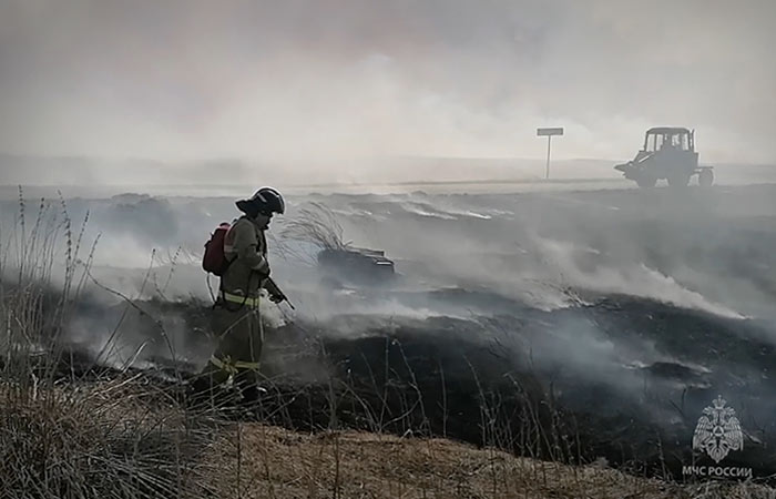 Режим ЧС введен в Курганской области в связи с пожарами