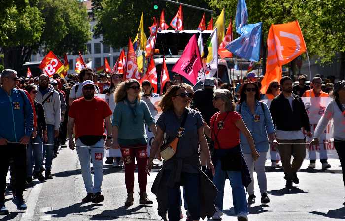 В ряде европейских стран прошли первомайские демонстрации