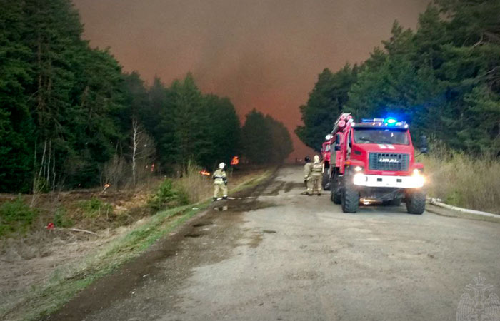 Огонь уничтожил 13 жилых домов в тюменской Успенке