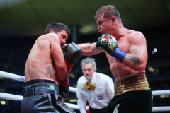 Сауль Альварес защитил титул абсолютного чемпиона мира по боксу