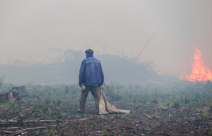 Почти 30 природных пожаров действуют в Свердловской области на площади более 35 тыс. га