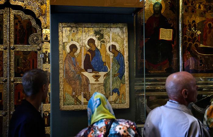 В Кремле связали передачу "Троицы" Рублева РПЦ с "гуманитарными соображениями"