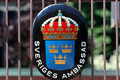 РФ вышлет 5 шведских дипломатов и отзовет согласие на работу генконсульства в Петербурге