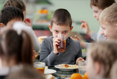 Всех учеников начальных классов в РФ обеспечат горячим питанием в школах с 1 сентября