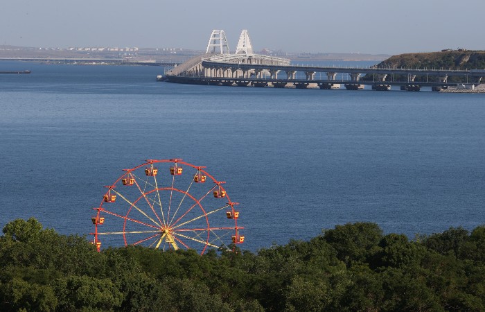 Пробка на Крымский мост со стороны Кубани устранена