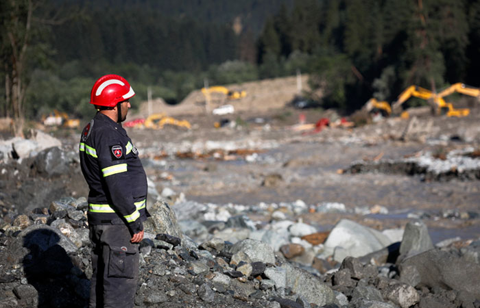 В Грузии число жертв на месте схода оползня увеличилось до 21