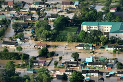Число подтопленных домов в Приморье за сутки выросло в семь раз