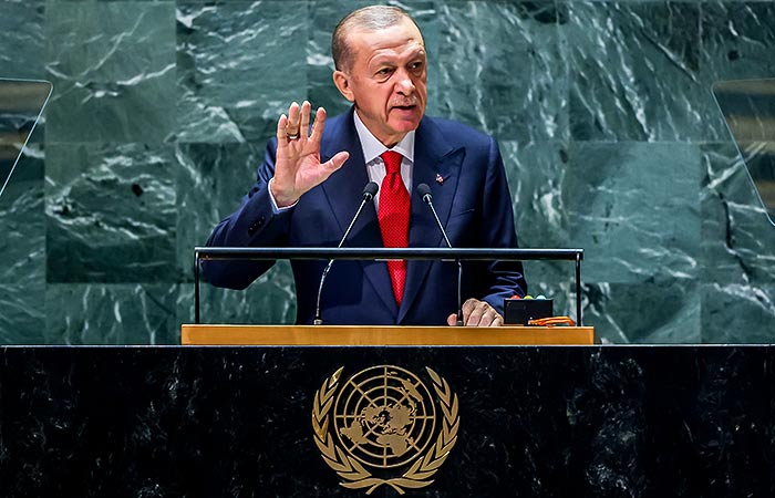 Эрдоган в своем выступлении в ООН назвал Карабах азербайджанской территорией