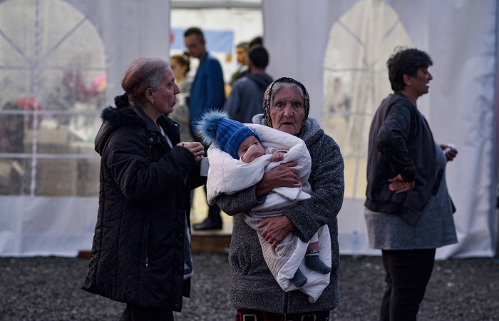 До 700 беженцев находятся в лагере российских миротворцев в Карабахе