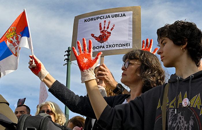 В Белграде студенты планируют перекрыть важный перекресток на сутки