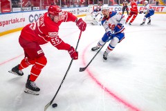 "Спартак" победил СКА в КХЛ, забросив за секунду до сирены