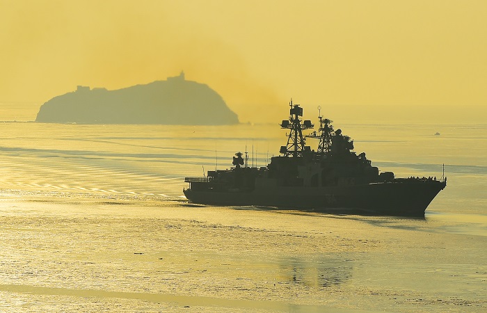 Корабль ТОФ "Адмирал Трибуц" зашел в Южно-Китайское море