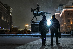 Снег прогнозируется в столице в течение всего дня