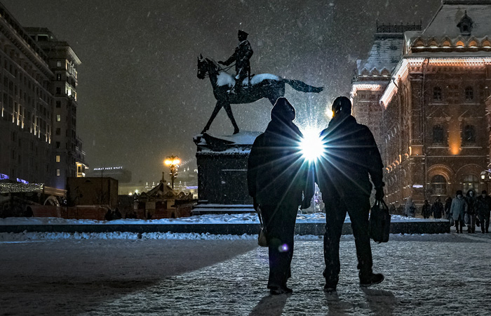 Снег прогнозируется в столице в течение всего дня