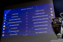 Определились пары 1/8 финала Лиги чемпионов УЕФА