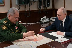 Шойгу доложил Путину о взятии Марьинки под контроль российских войск