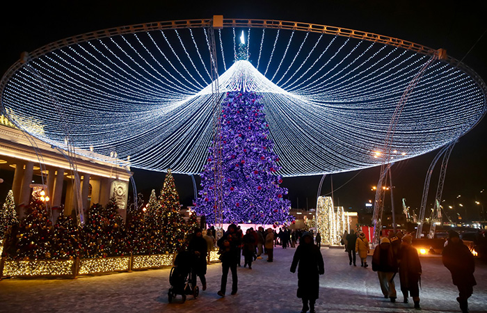 В России в новогодних праздниках приняли участие более 2,1 млн человек