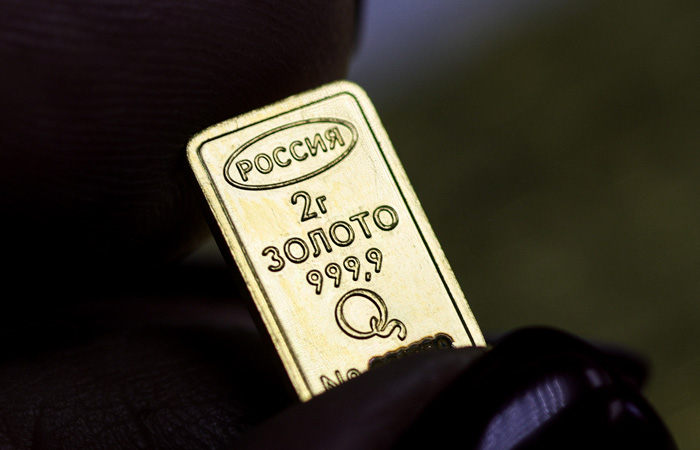 Объем золота в резервах РФ за 2023 год почти не изменился