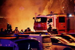 Пожар в Crocus City Hall локализован на 12,9 тыс. кв. м