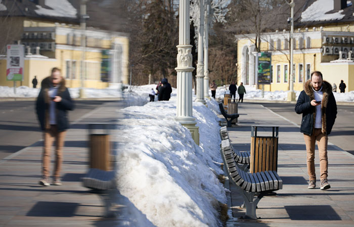 Снег пролежит в Москве до конца первой декады апреля