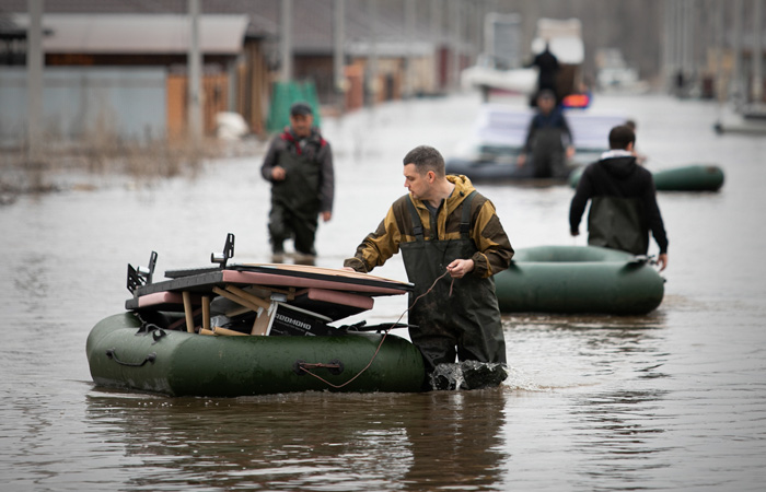 Уровень реки Урал под Оренбургом поднялся до 978 см