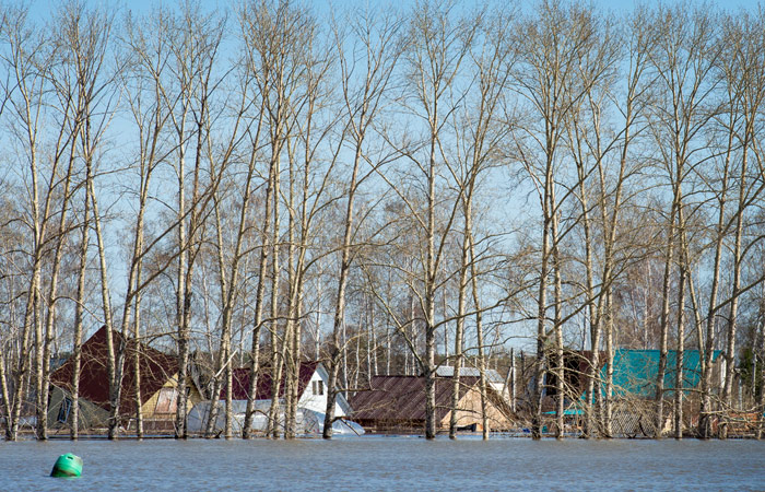 В Ишиме начался спад половодья