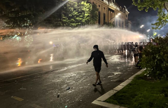 В ходе акции протеста в Тбилиси задержаны 63 человека