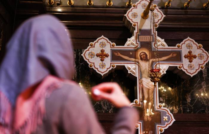 В храме Христа Спасителя началась главная пасхальная служба