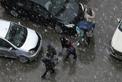 Сильные снегопады накрыли Урал